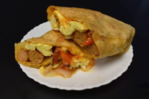 Sausage Breakfast Wrap at Davenport Catering