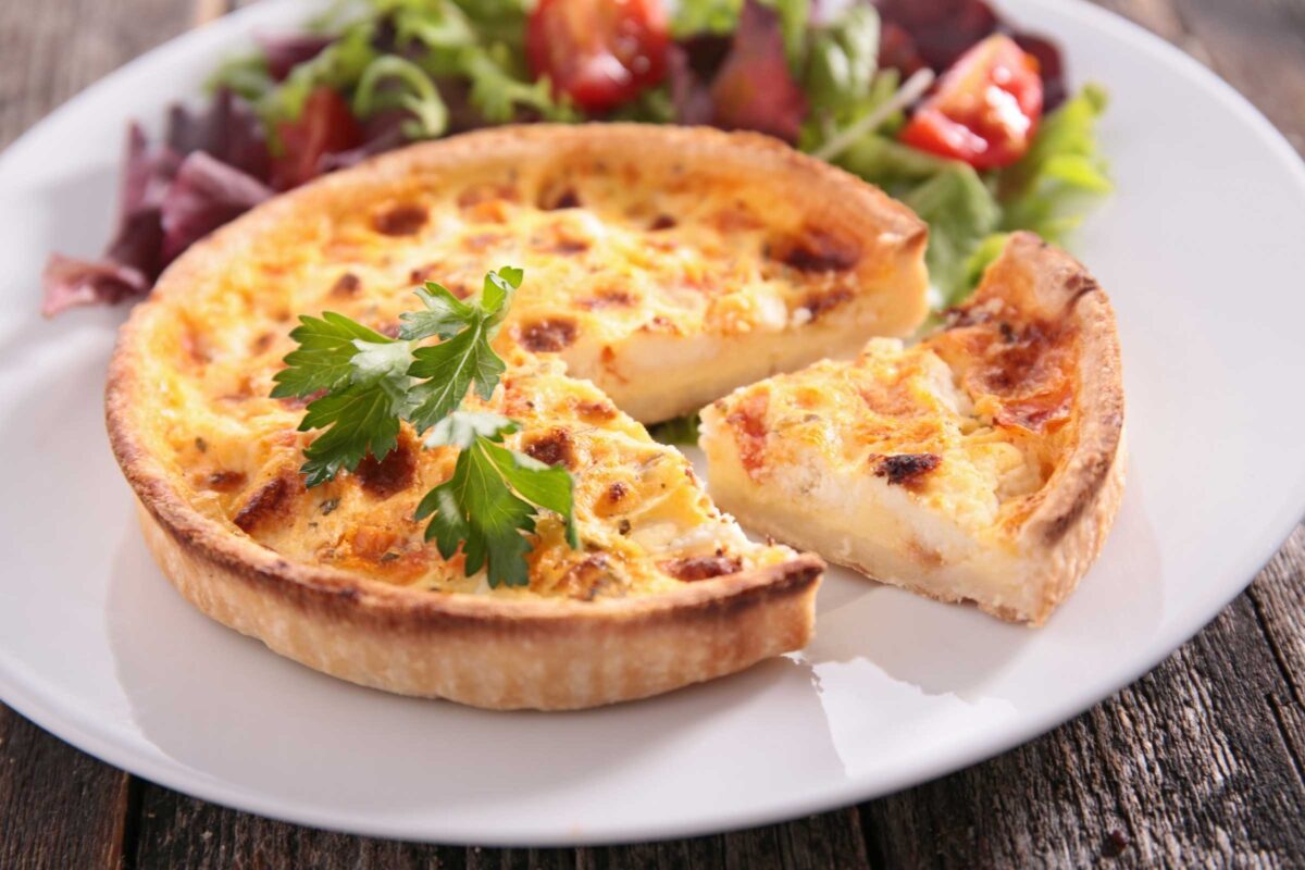 Quiche Lorraine with Davenport Catering